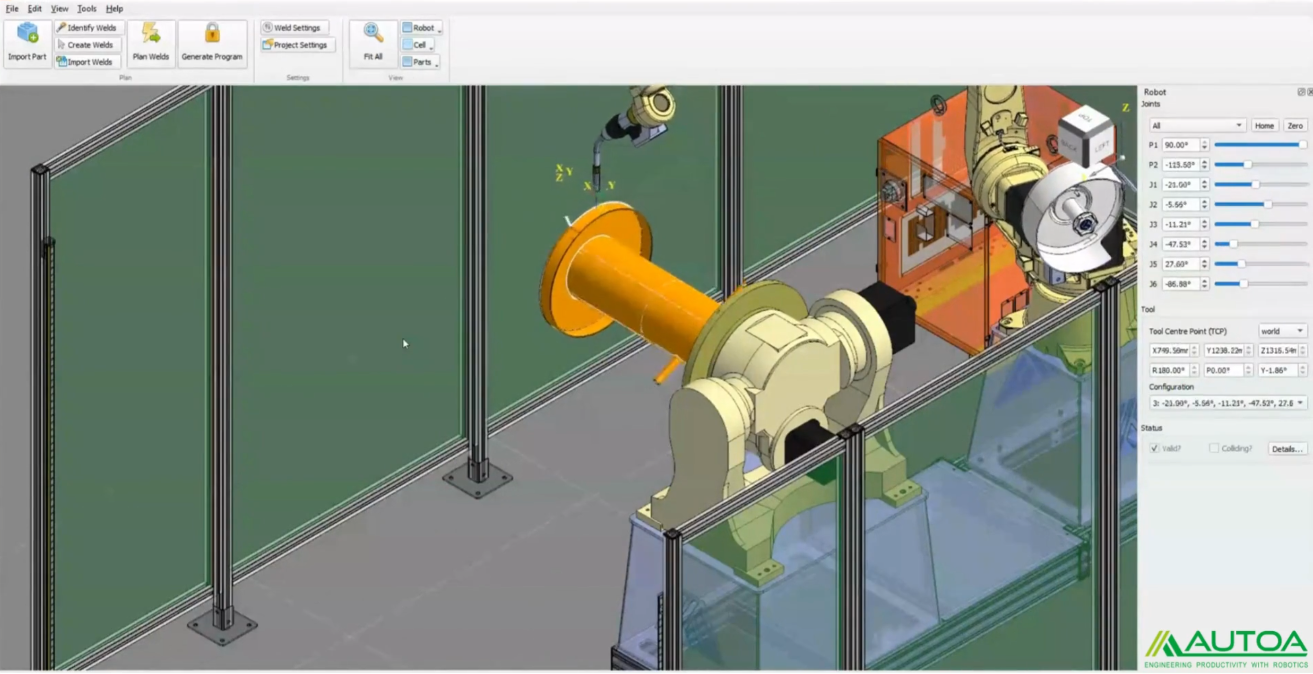 Autoa Robot Welding AI Software