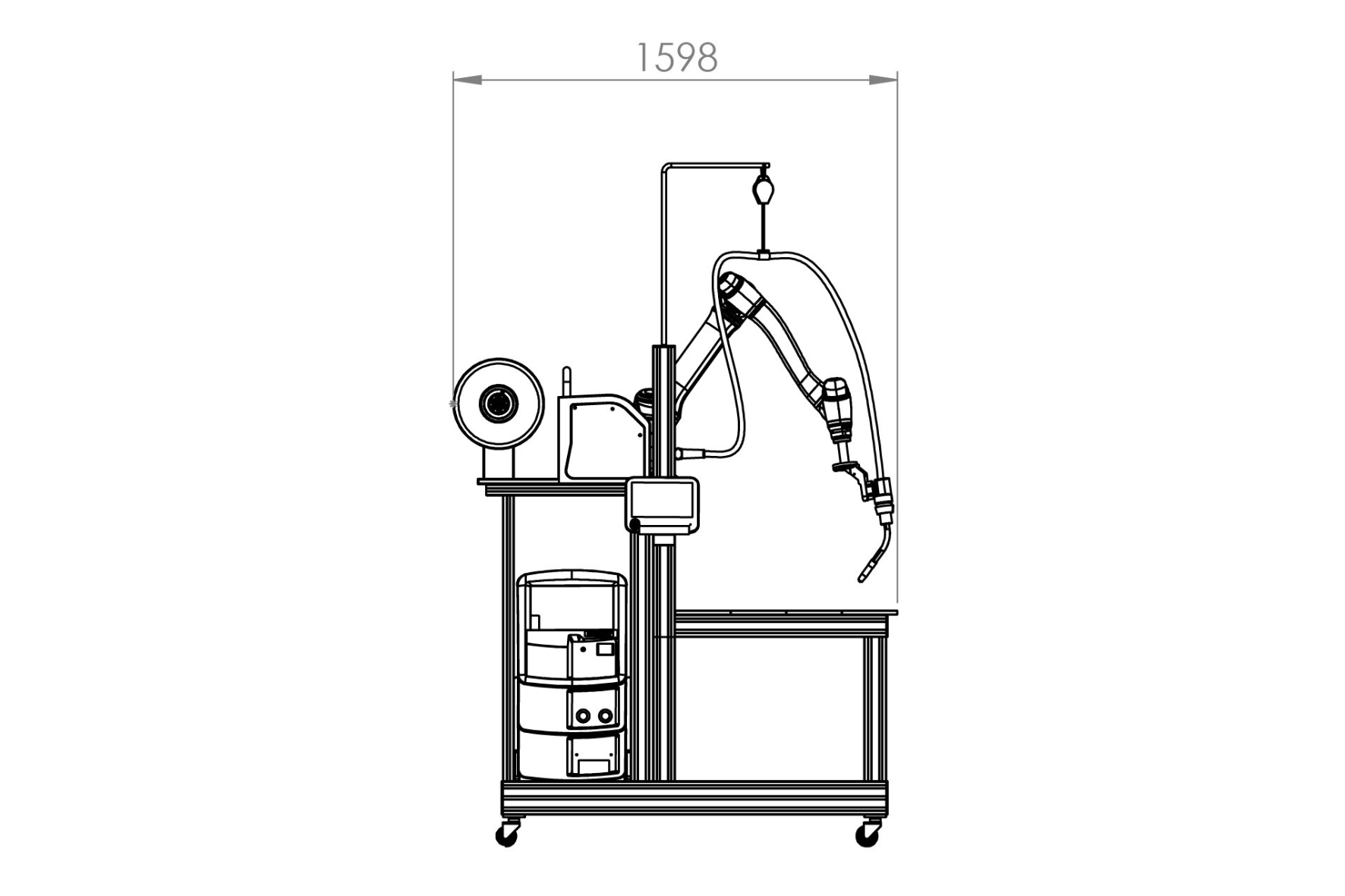 Autoa-CoWeld Collaborative Robot Welding Dimensions