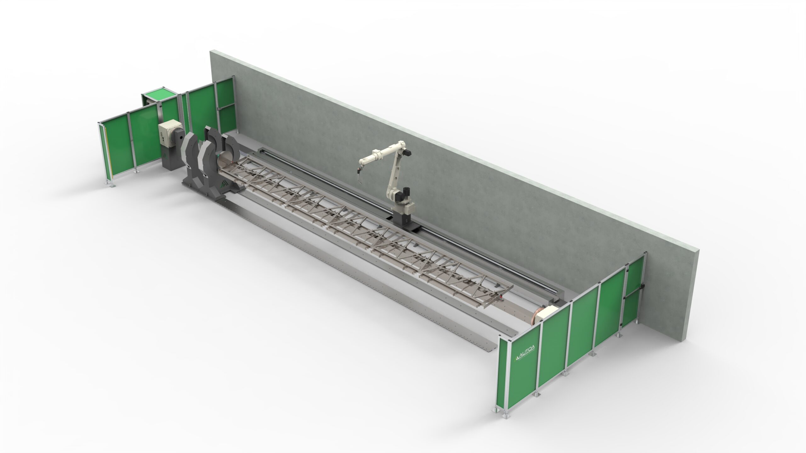 Autoa-SteelWeld 3000-S Structural Steel Robot Welding Cell