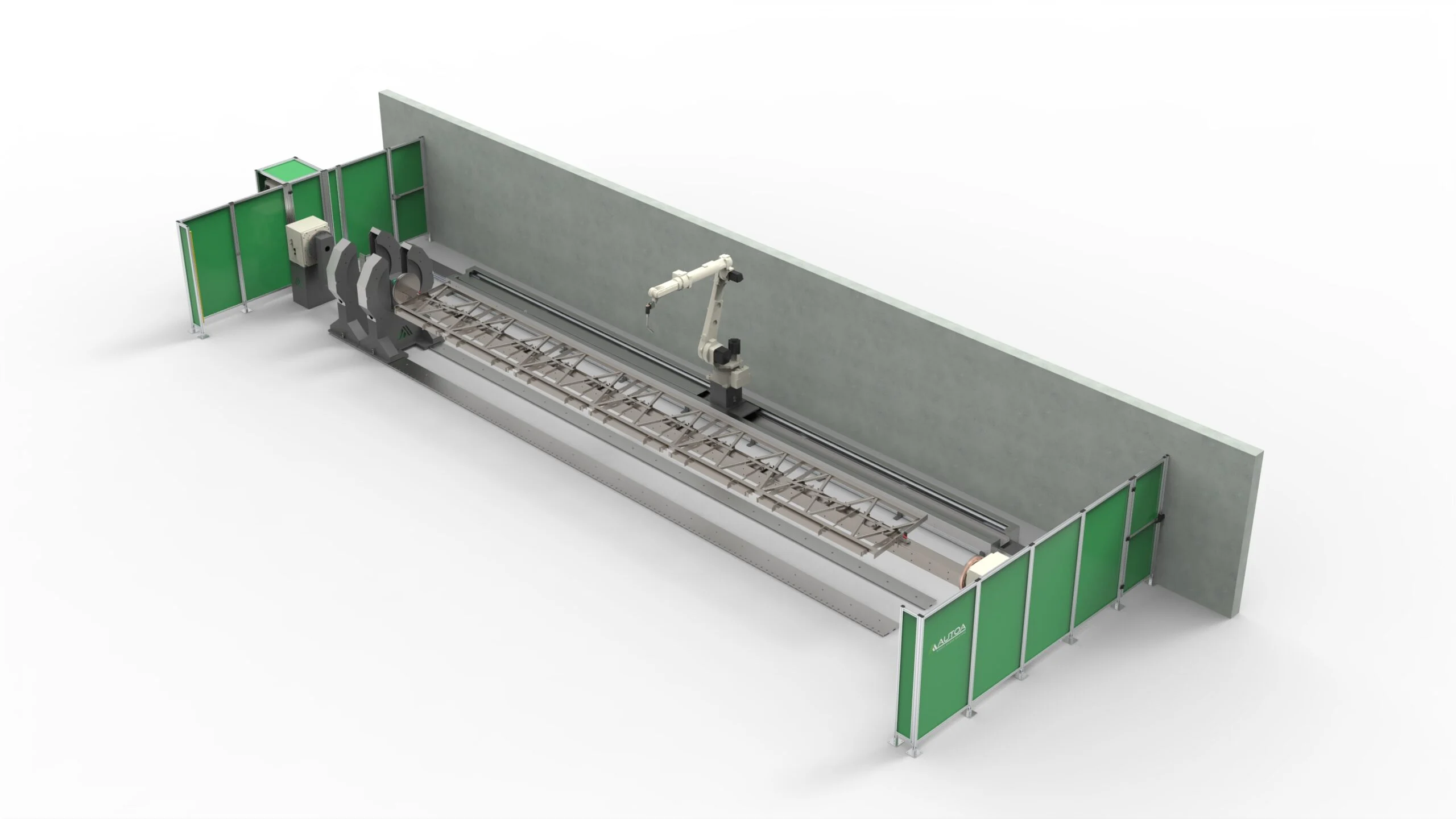 Autoa-SteelWeld 3000-S Structural Steel Robot Welding Cell