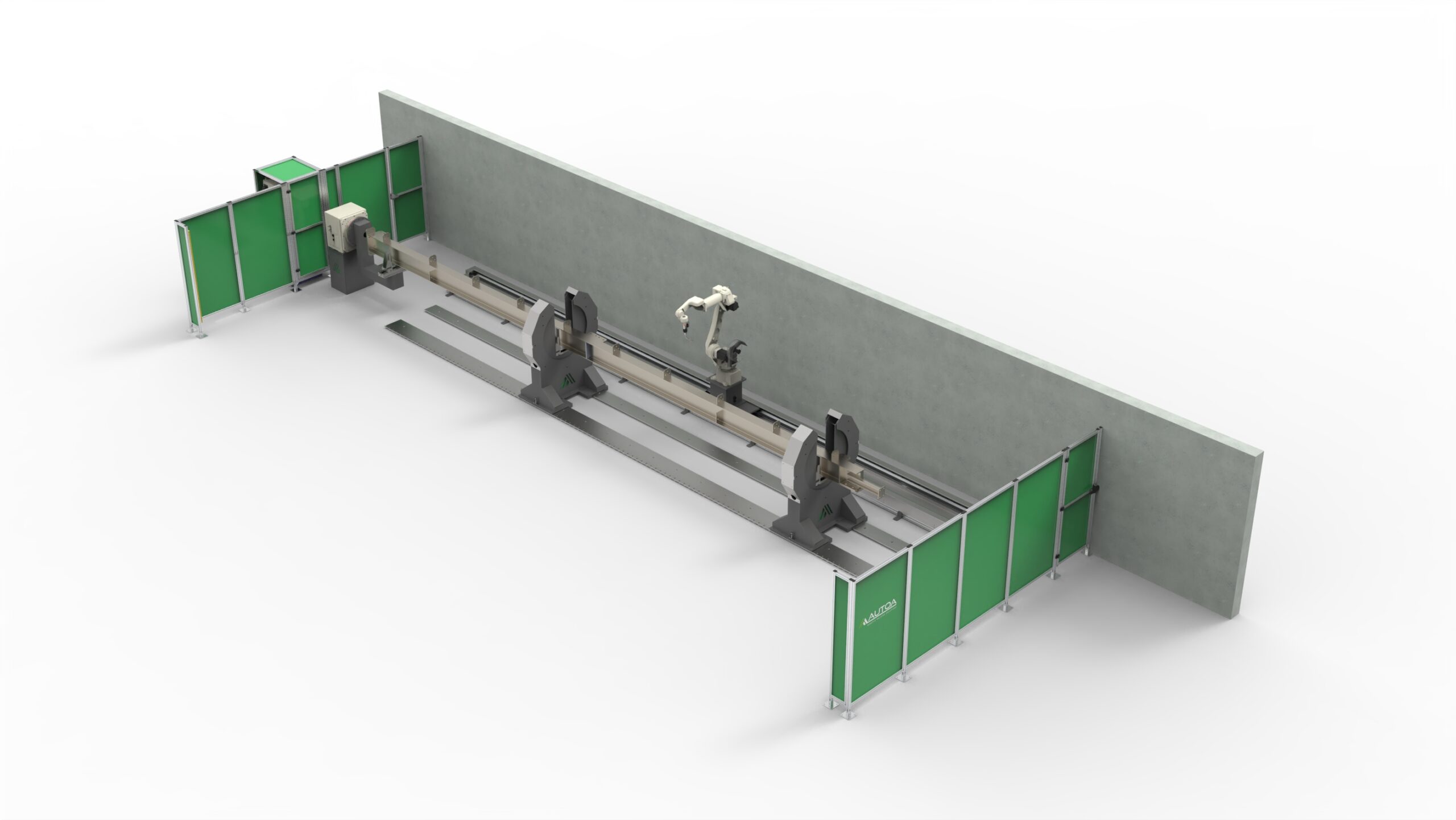 Autoa-SteelWeld 2000-S Structural Steel Robot Welding Cell