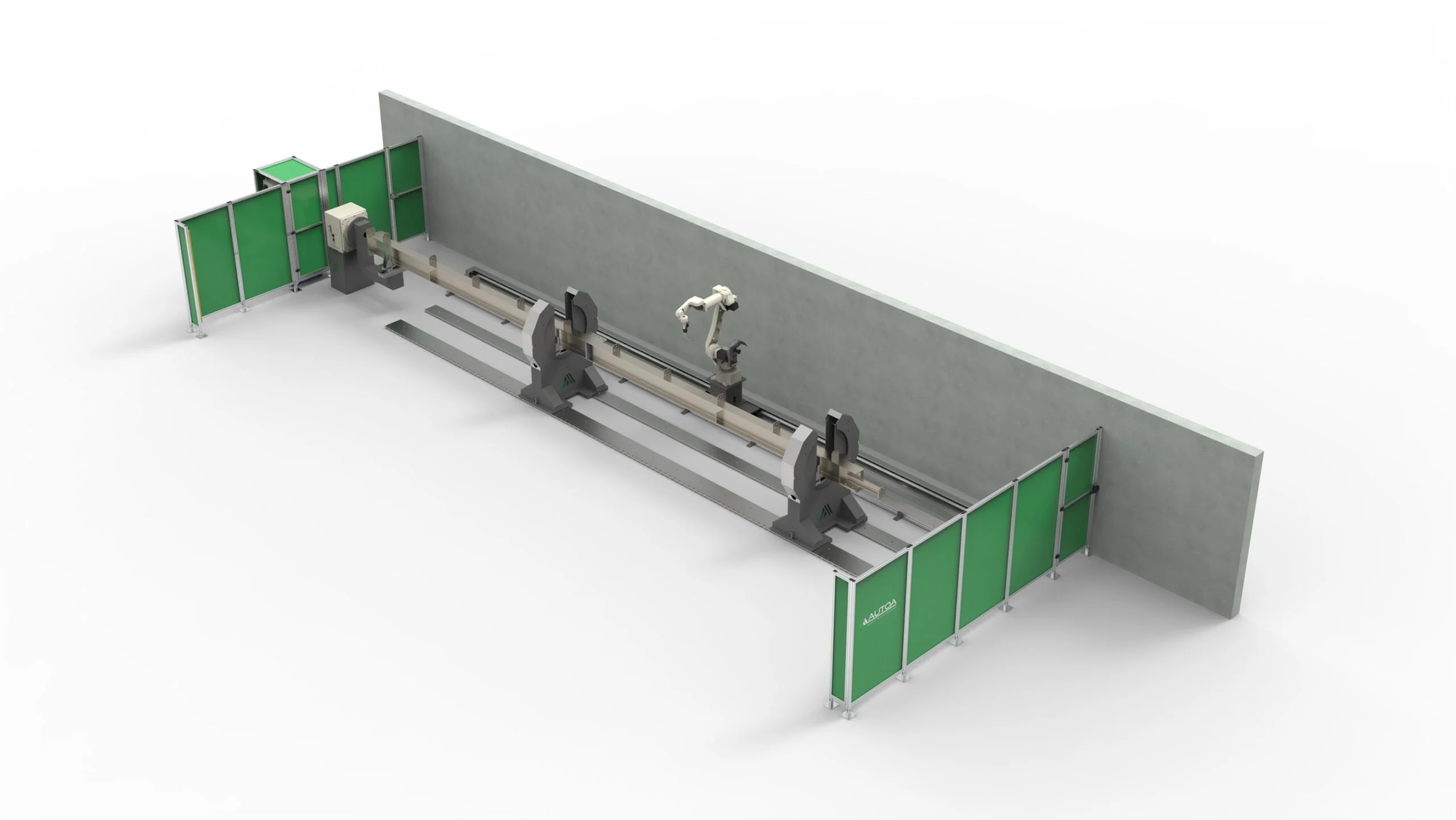 Autoa-SteelWeld 2000-S Structural Steel Robot Welding Cell