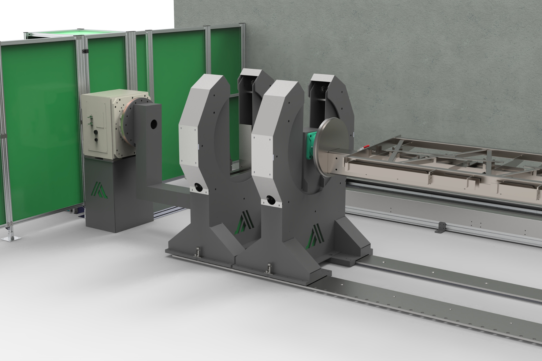 Autoa-SteelWeld Structural Steel Robot Welding Cell Detailed Image