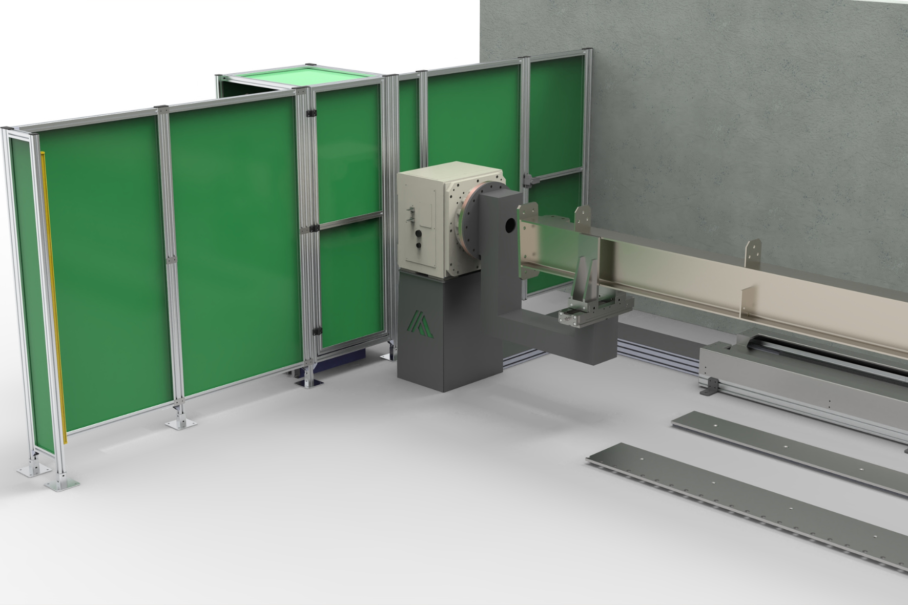 Autoa-SteelWeld Structural Steel Robot Welding Cell Detailed Image