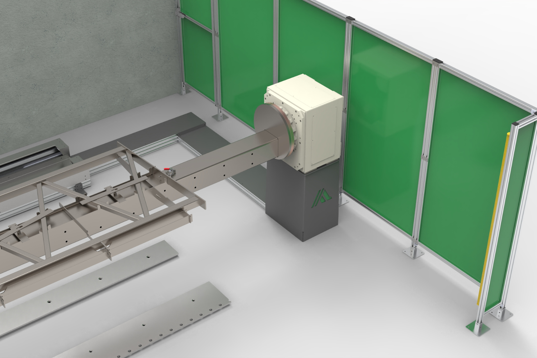 Autoa-SteelWeld Structural Steel Robot Welding Cell Detailed Image