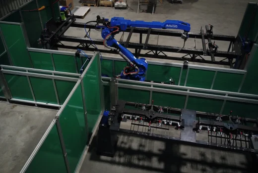 Robotic Welding for Aluminium Vehicle Fit-Out Components.
