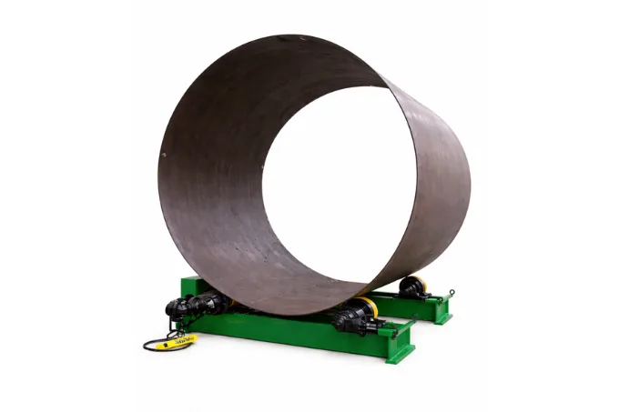 Turning rolls welding positioner