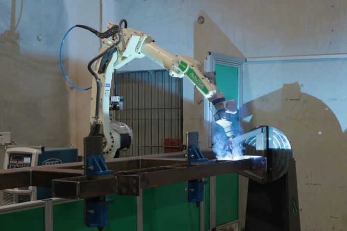 Autoa robotic welding cell for Queensland manufacturing grants applications.